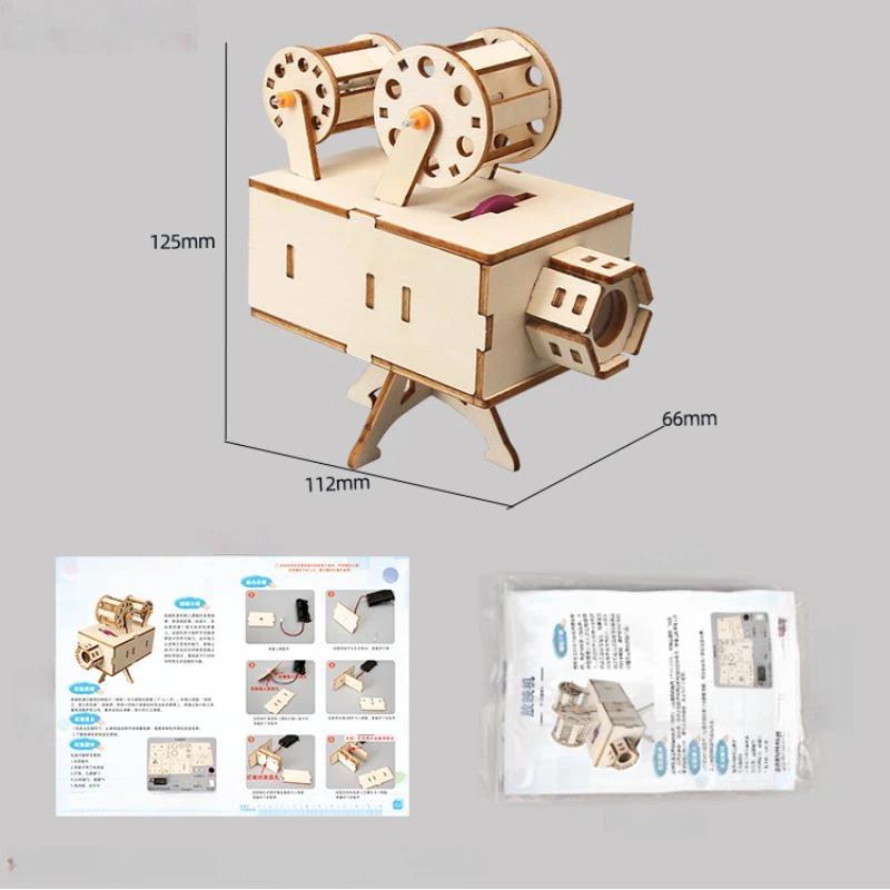 1 Set Wooden DIY Film Projecto - Science Hobby Kit 评论和价格