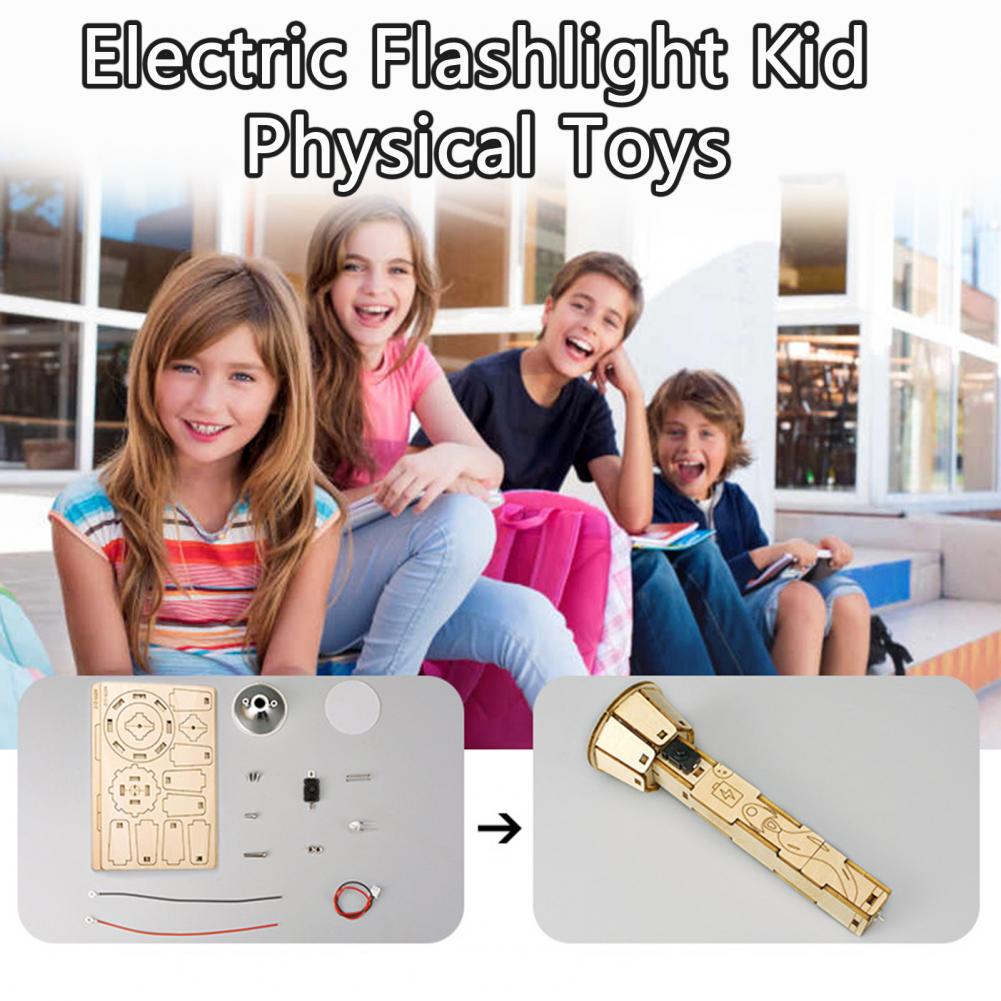 Wooden DIY Flashlight Puzzle K - Science Project Diy 评论和价格
